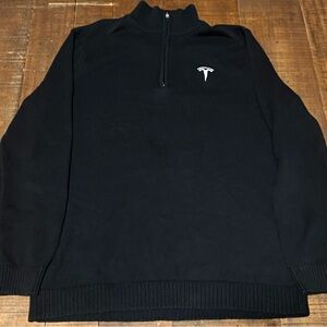 Tesla Quarter Zip Sweater - Medium